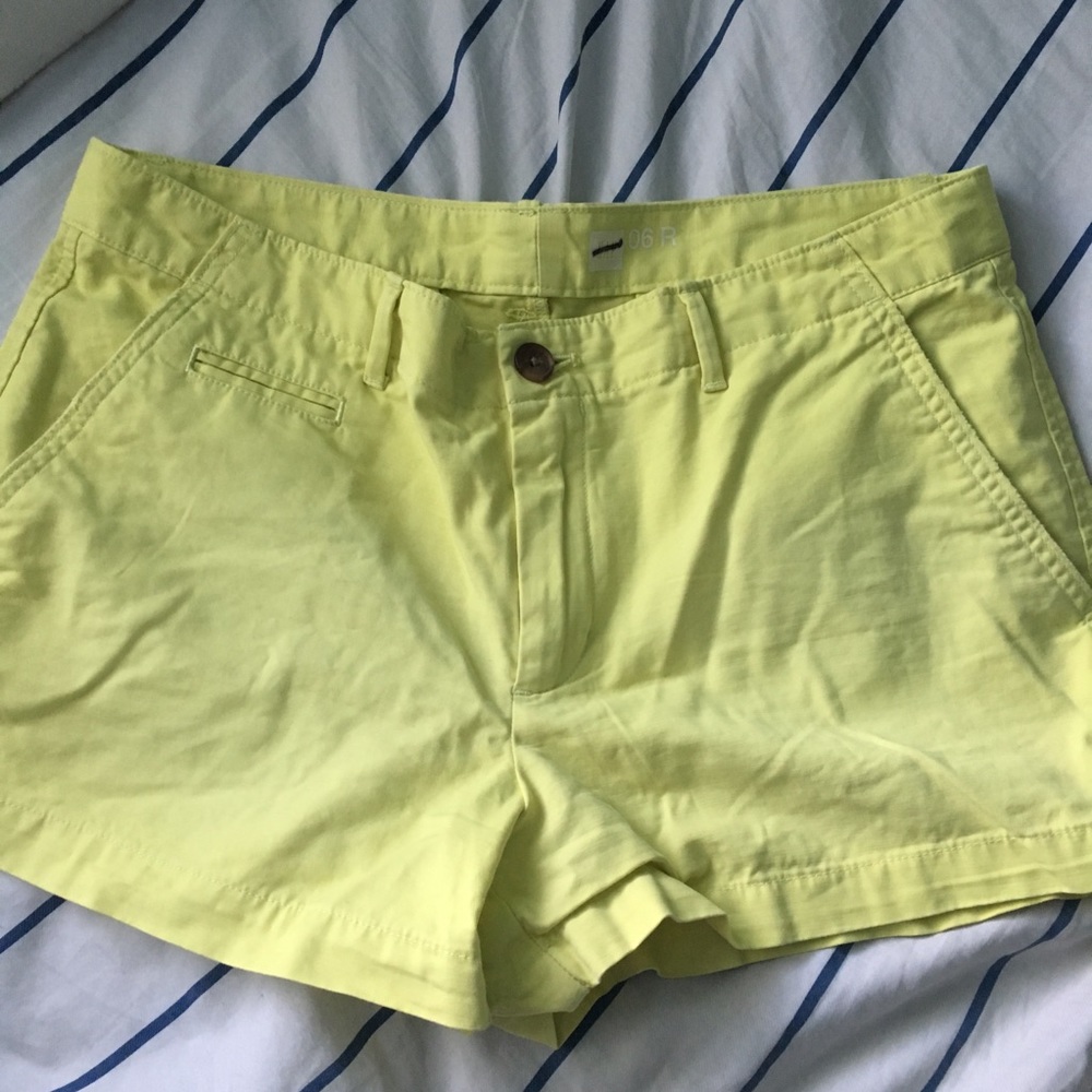Yellow-Green Gap Shorts